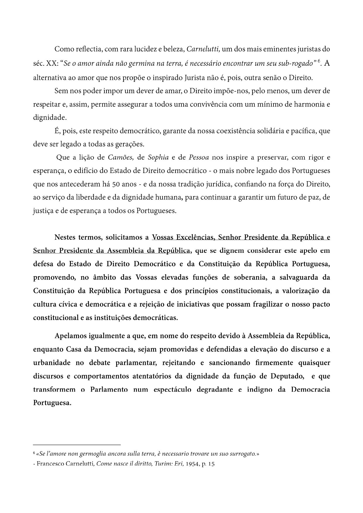 Página 6 do Manifesto